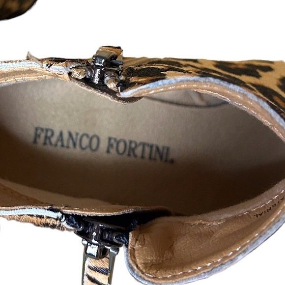 Franco Fortini Women’s Boots Olivianna Leopard/Zebra #331622 Ankle EUC Size-6.5 - Picture 5 of 7